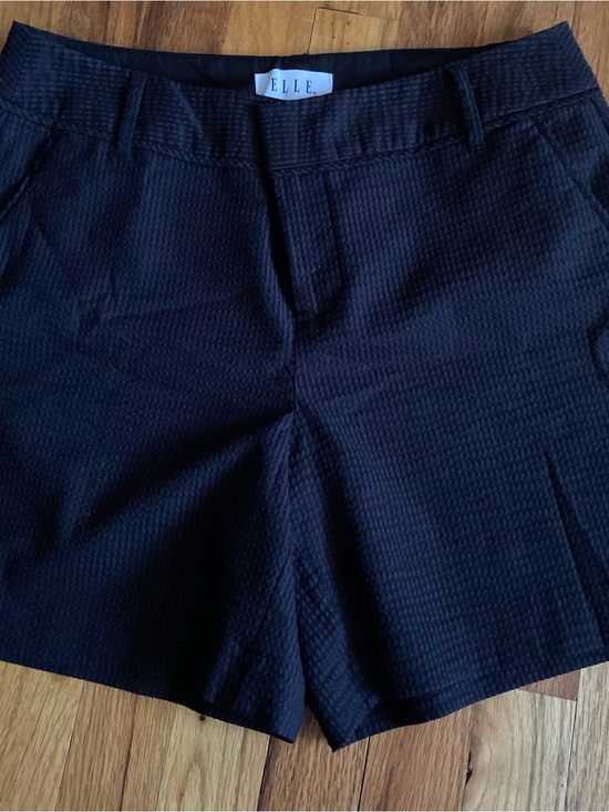 Elle Pants - Elle Black Textured Women’s Shorts